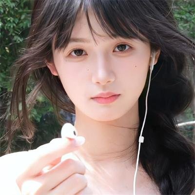 她的微笑像颗糖